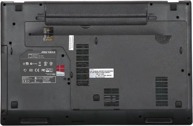 Alt view image 7 of 8 - MSI - 15.6" NVIDIA GeForce 820M - Intel Core i5-4200M  - 8GB Memory - - Windows 8.1 - Gaming Laptop - (CX61 2PC-499US )
