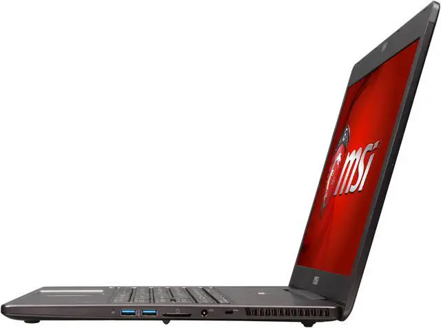 Alt view image 2 of 8 - MSI GS Series - 17.3" NVIDIA GeForce GTX 860M - Intel Core i7-4700HQ  - 12GB Memory - 128 GB SSD - Windows 8.1 64-Bit - Gaming Laptop - (GS70 Stealth-037 )