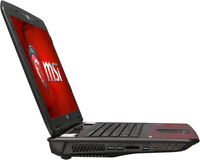 Alt view image 4 of 8 - MSI GT Series Dragon Edition - 17.3" NVIDIA GeForce GTX 870M - Intel Core i7-4810MQ - 8GB Memory - - Windows 8.1 64-Bit - Gaming Laptop - (GT70 Dominator Dragon-1886 )