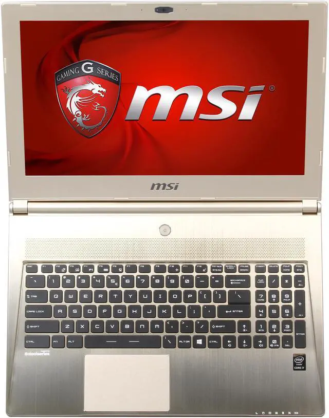 Alt view image 6 of 8 - MSI GS Series - 15.6" NVIDIA GeForce GTX 860M - Intel Core i7-4710HQ  - 16GB Memory - 128 GB SSD - Windows 8.1 64-Bit - Gaming Laptop - (GS60 Ghost-444 )