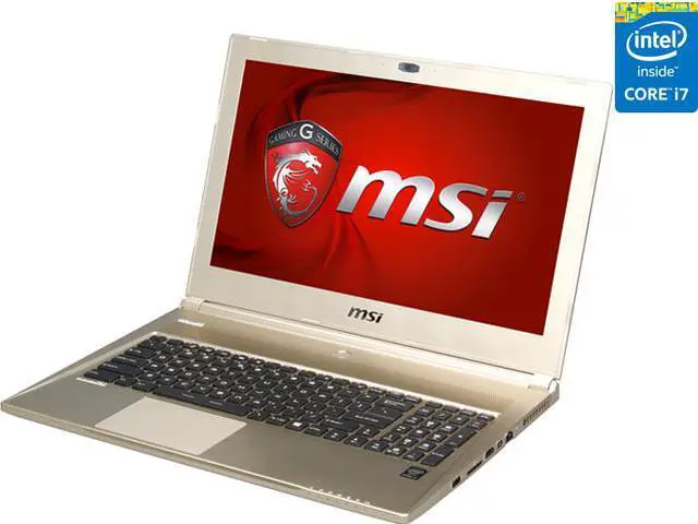 Main image of MSI GS Series - 15.6" NVIDIA GeForce GTX 860M - Intel Core i7-4710HQ  - 16GB Memory - 128 GB SSD - Windows 8.1 64-Bit - Gaming Laptop - (GS60 Ghost-444 )