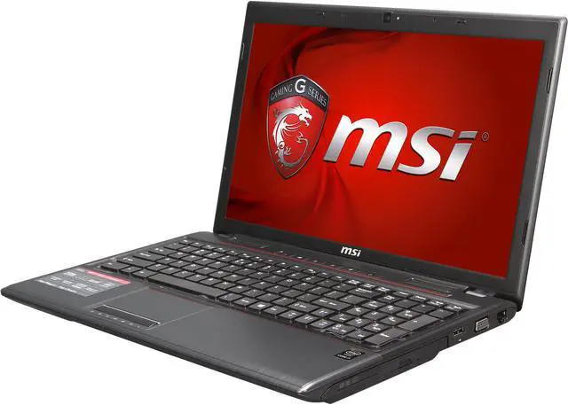 Main image of MSI GP Series - 15.6" NVIDIA GeForce 840M - Intel Core i7-4710HQ  - 8GB Memory - - Windows 8.1 Multi-language 64-Bit - Gaming Laptop - (GP60 Leopard-472 )