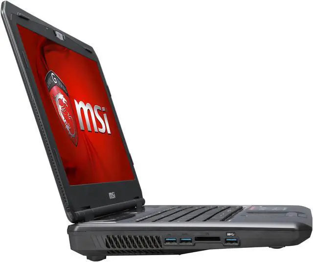 Alt view image 4 of 8 - MSI GT Series - 15.6" NVIDIA GeForce GTX 970M - Intel Core i7-4710MQ  - 8GB Memory - - Windows 8.1 64-Bit - Gaming Laptop - (GT60 Dominator-1065 )
