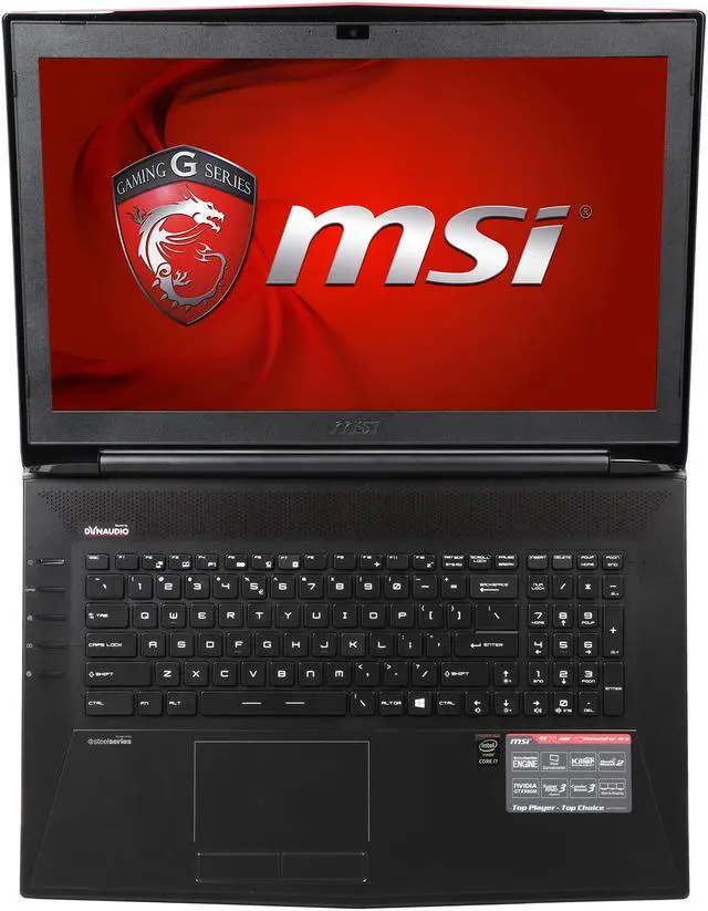 Alt view image 6 of 8 - MSI GT Series - 17.3" NVIDIA GeForce GTX 980M - Intel Core i7-4980HQ  - 32GB Memory - 1 TB SSD - Windows 8.1 64-Bit - Gaming Laptop - (GT72 Dominator Pro-444 )