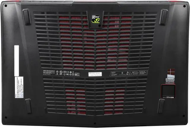 Alt view image 7 of 8 - MSI GT Series - 17.3" NVIDIA GeForce GTX 980M - Intel Core i7-4980HQ  - 32GB Memory - 1 TB SSD - Windows 8.1 64-Bit - Gaming Laptop - (GT72 Dominator Pro-444 )