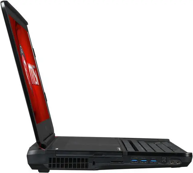 Alt view image 4 of 8 - MSI GT Series - 18.4" NVIDIA GeForce GTX 980M SLI - Intel Core i7-4980HQ  - 24GB Memory - 256 GB SSD - Windows 8.1 64-Bit - Gaming Laptop - (GT80 Titan SLI-009 )
