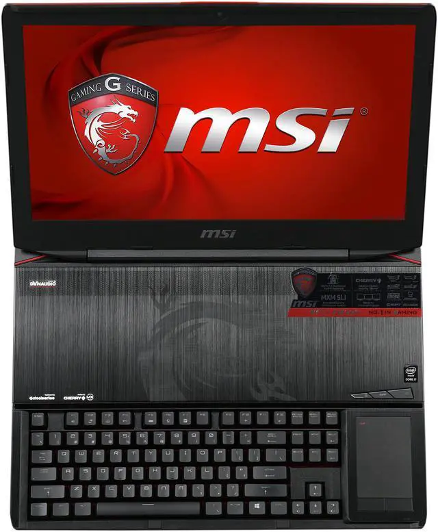 Alt view image 6 of 8 - MSI GT Series - 18.4" NVIDIA GeForce GTX 980M SLI - Intel Core i7-4720HQ - 16GB Memory - 256 GB SSD - Windows 8.1 64-Bit - Gaming Laptop - (GT80 Titan SLI-001 )