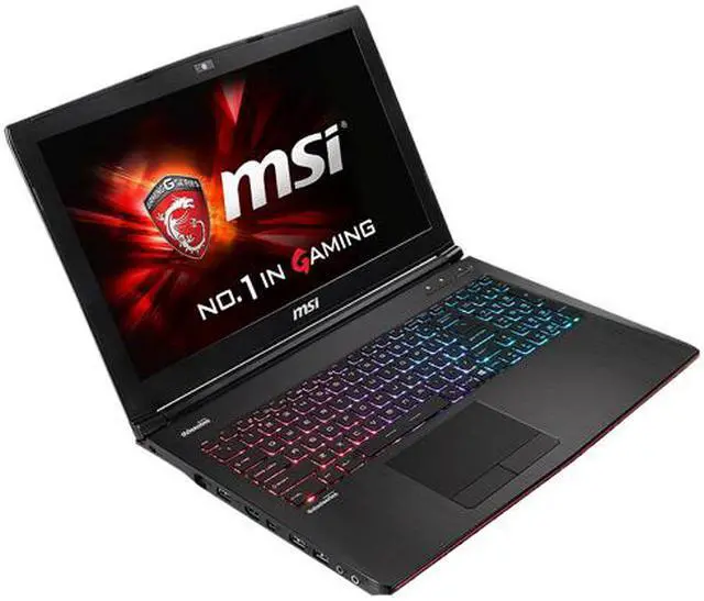 Alt view image 3 of 14 - MSI GE Series - 15.6" NVIDIA GeForce GTX 965M - Intel Core i7-4720HQ - 8GB Memory - - Windows 8.1 64-Bit - Gaming Laptop - (GE62 Apache-002 )