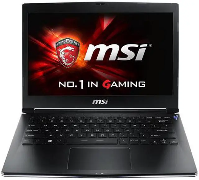 Alt view image 2 of 9 - MSI GS Series - 13.3" Intel Iris Pro Graphics 5200 - Intel Core i7-4870HQ - 16GB Memory - 256 GB SSD - Windows 8.1 64-Bit - Gaming Laptop - (GS30 Shadow-045 )