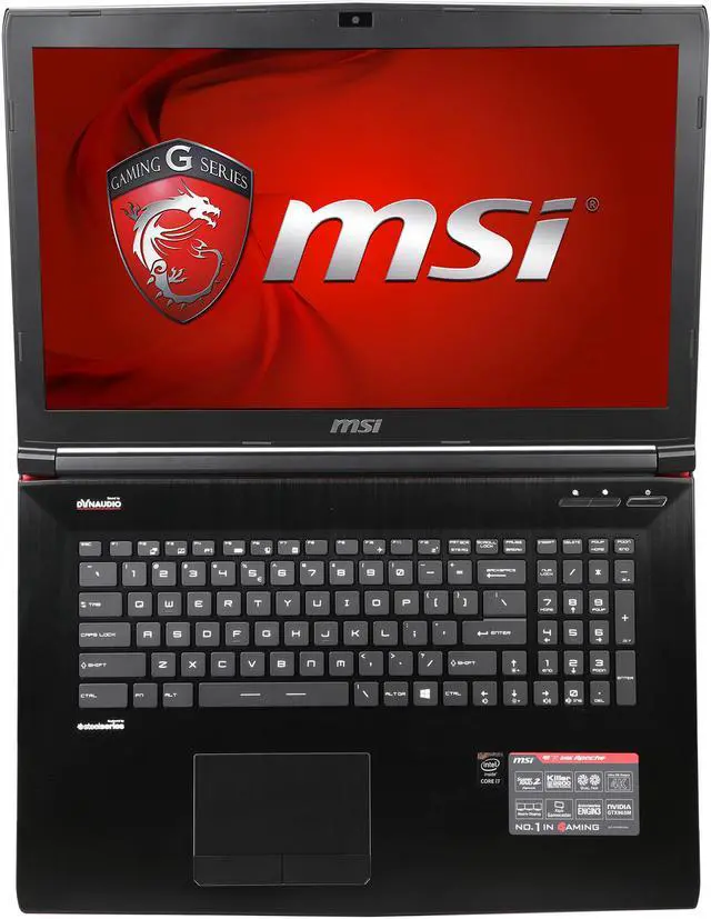 Alt view image 6 of 8 - MSI GE Series - 17.3" NVIDIA GeForce GTX 965M - Intel Core i7-4720HQ  - 16GB Memory - - Windows 8.1 64-Bit - Gaming Laptop - (GE72 Apache-027 )