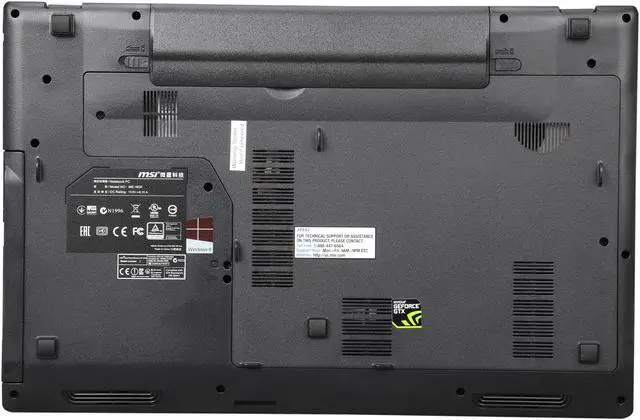 Alt view image 7 of 8 - MSI GE Series - 15.6" NVIDIA GeForce GTX 960M - Intel Core i7-4720HQ  - 8GB Memory - - Windows 8.1 64-Bit - Gaming Laptop - (GE60 Apache Pro-867 )