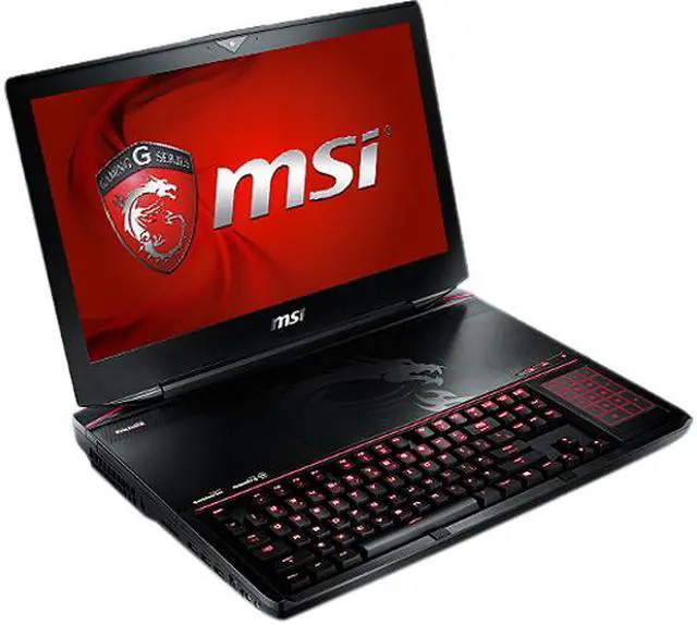 Alt view image 2 of 12 - MSI GT Series - 18.4" NVIDIA GeForce GTX 965M SLI - Intel Core i7-4720HQ - 16GB Memory - 256 GB SSD - Windows 8.1 - Gaming Laptop - (GT80 Titan SLI-094 )