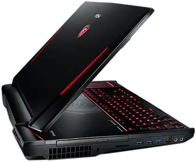 Alt view image 3 of 12 - MSI GT Series - 18.4" NVIDIA GeForce GTX 965M SLI - Intel Core i7-4720HQ - 16GB Memory - 256 GB SSD - Windows 8.1 - Gaming Laptop - (GT80 Titan SLI-094 )