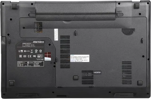 Alt view image 7 of 8 - MSI CX61 2QC-1654US Gaming Laptop 4th Generation Intel Core i5 4210M (2.6 GHz) 8 GB Memory 750 GB HDD NVIDIA GeForce 920M 2 GB 15.6" Windows 8.1