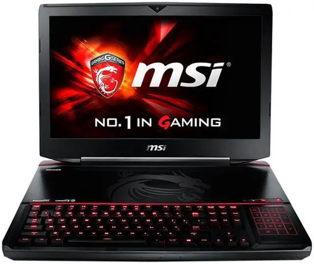 Alt view image 2 of 20 - MSI GT Series - 18.4" NVIDIA GeForce GTX 980M SLI - Intel Core i7-5950HQ  - 24GB Memory - 256 GB SSD - Windows 8.1 64-Bit - Gaming Laptop - (GT80 Titan SLI-263 )
