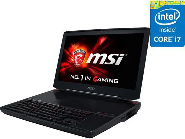 Main image of MSI GT Series - 18.4" NVIDIA GeForce GTX 965M SLI - Intel Core i7-5700HQ - 16GB Memory - 256 GB SSD - Windows 8.1 64-Bit - Gaming Laptop - (GT80 Titan SLI-255 )