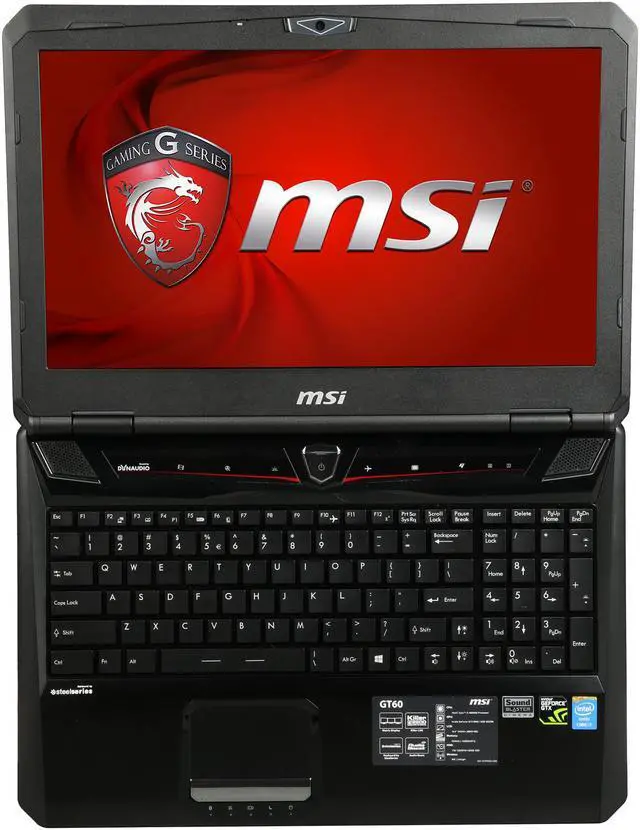 Alt view image 6 of 8 - MSI GT60 Dominator PRO 3K-475 15.6" WQHD+ 3K Gaming Notebook with Quad Core i7-4800MQ 2.70Ghz (3.70Ghz Turbo), 16GB RAM, 1TB HDD, 128GB SSD, GeForce GTX 880M 8GB, Windows 8.1