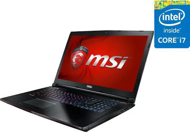 Main image of MSI GE Series GE72 Apache-078 Gaming Laptop 5th Gene Intel Core i7 5700HQ (2.70GHz) 16GB Memory 1TB HDD NVIDIA GeForce GTX 960M 2 GB GDDR5 17.3" Windows 8.1 64-Bit