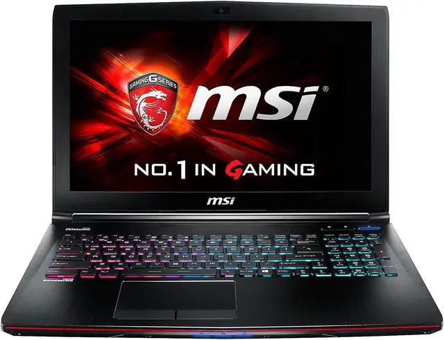 Alt view image 2 of 15 - MSI GE Series - 15.6" NVIDIA GeForce GTX 960M - Intel Core i7-5700HQ  - 12GB Memory - - Windows 8.1 - Gaming Laptop - (GE62 Apache-082 )