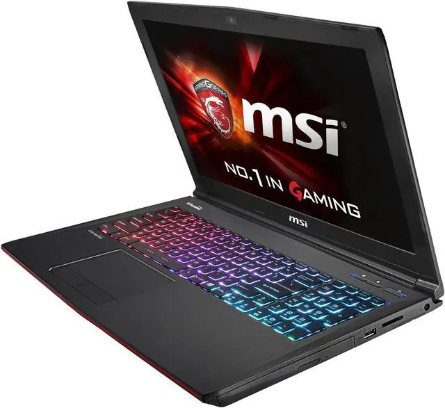 Alt view image 4 of 15 - MSI GE Series - 15.6" NVIDIA GeForce GTX 960M - Intel Core i7-5700HQ  - 12GB Memory - - Windows 8.1 - Gaming Laptop - (GE62 Apache-082 )