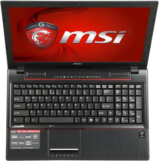 Alt view image 6 of 8 - MSI GP Series GP60 Leopard-1053 Gaming Laptop 4th Generation Intel Core i5 4210H (2.90GHz) 8GB Memory 750GB HDD NVIDIA GeForce GTX 950M 2GB GDDR3 15.6" Windows 8.1