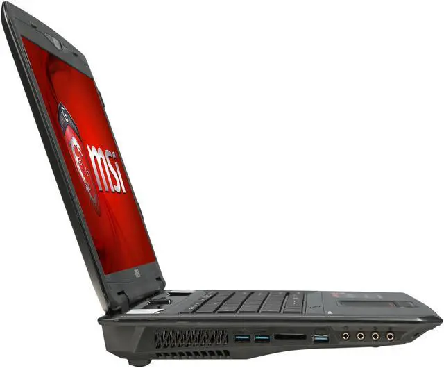 Alt view image 4 of 8 - MSI GT Series - 17.3" NVIDIA GeForce GTX 870M - Intel Core i7-4800MQ  - 8GB Memory - - Windows 8.1 64-Bit - Gaming Laptop - (GT70 Dominator-895 )