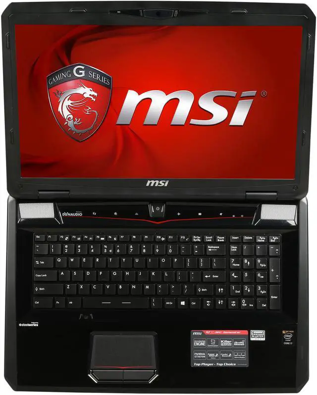 Alt view image 6 of 8 - MSI GT Series - 17.3" NVIDIA GeForce GTX 870M - Intel Core i7-4800MQ  - 8GB Memory - - Windows 8.1 64-Bit - Gaming Laptop - (GT70 Dominator-895 )