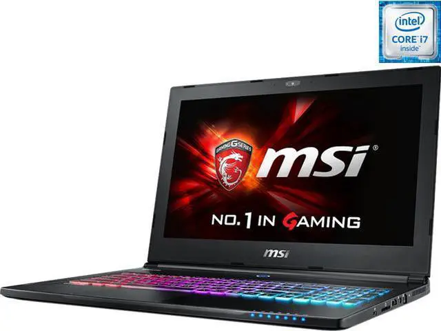 Main image of MSI GS Series GS60 Ghost Pro 4K-053 Gaming Laptop 6th Generation Intel Core i7 6700HQ (2.60 GHz) 16 GB Memory 1 TB HDD 256 GB SSD NVIDIA GeForce GTX 970M 6 GB GDDR5 15.6" 4K IPS Windows 10 Home