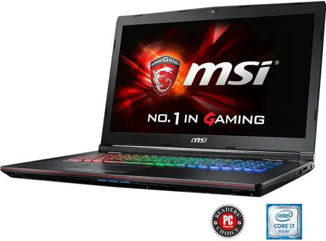 Main image of MSI GE Series GE72 Apache Pro-003 Gaming Laptop 6th Generation Intel Core i7 6700HQ (2.60 GHz) 16 GB Memory 1 TB HDD NVIDIA GeForce GTX 960M 2 GB GDDR5 17.3" Windows 10 Home
