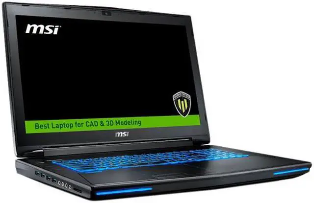 Alt view image 3 of 10 - MSI WT Series Mobile Workstation Intel Xeon E3-1505M v5 32GB Memory 1TB HDD 128GB SSD NVIDIA Quadro M4000M 17.3" Non-Touch Screen Windows 10 Pro WT72 6QL-400US