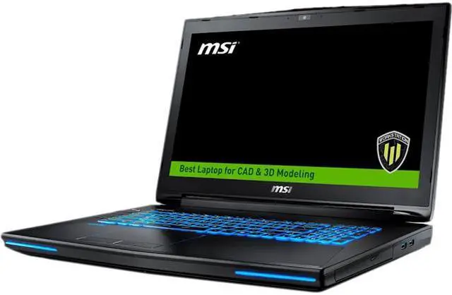 Main image of MSI WT Series Mobile Workstation Intel Xeon E3-1505M v5 32GB Memory 1TB HDD 128GB SSD NVIDIA Quadro M4000M 17.3" Non-Touch Screen Windows 10 Pro WT72 6QL-400US