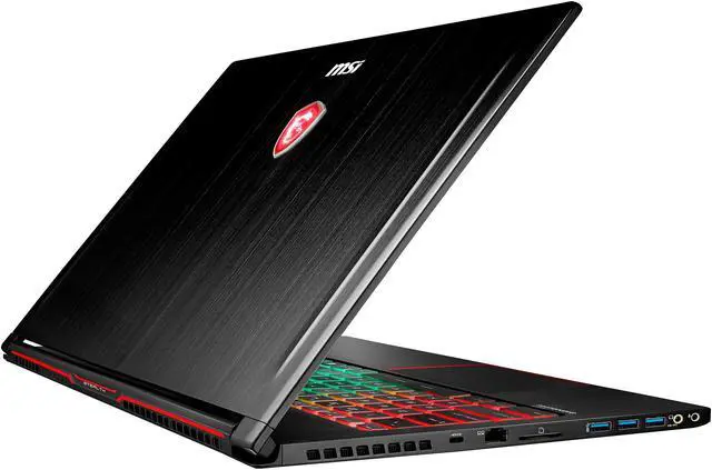 Alt view image 10 of 17 - MSI GS Series GS63VR STEALTH PRO-002 15.6" 120 Hz Intel Core i7 7th Gen 7700HQ (2.80 GHz) NVIDIA GeForce GTX Max-Q 1070 VR Ready 32 GB Memory 512 GB SSD 1 TB HDD Windows 10 Pro 64-Bit Gaming Laptop