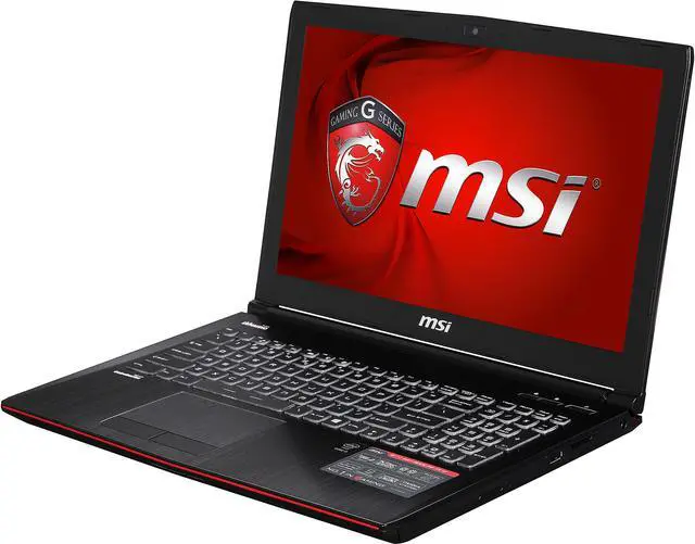 Main image of MSI GE Series - 15.6" NVIDIA GeForce GTX 970M - Intel Core i7-5700HQ  - 16GB Memory - 128 GB SSD - Windows 10 Home 64-Bit - Gaming Laptop - (GE62 Apache Pro-413 )