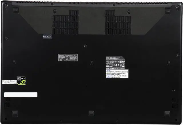 Alt view image 8 of 8 - MSI GS Series - 15.6" NVIDIA GeForce GTX 970M - Intel Core i7-6700HQ - 16GB Memory - 256 GB SSD - Windows 10 Home 64-Bit - Gaming Laptop - IPS (GS60 Ghost Pro 4K-053 )