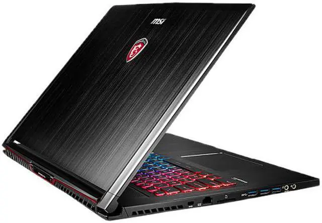 Alt view image 5 of 5 - MSI 17.3" FHD 120Hz 5ms GS73VR Stealth Pro-025 Intel Core i7 6700HQ (2.60 GHz) NVIDIA GeForce GTX 1060 16 GB Memory 256 GB SSD 1 TB HDD Windows 10 Home 64-Bit Gaming Laptop VR Ready