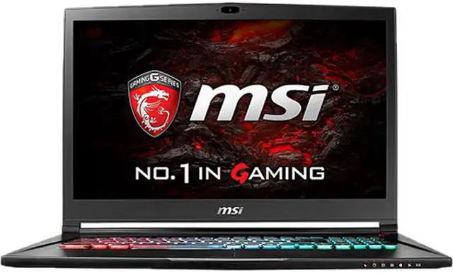 Main image of MSI 17.3" FHD 120Hz 5ms GS73VR Stealth Pro-025 Intel Core i7 6700HQ (2.60 GHz) NVIDIA GeForce GTX 1060 16 GB Memory 256 GB SSD 1 TB HDD Windows 10 Home 64-Bit Gaming Laptop VR Ready