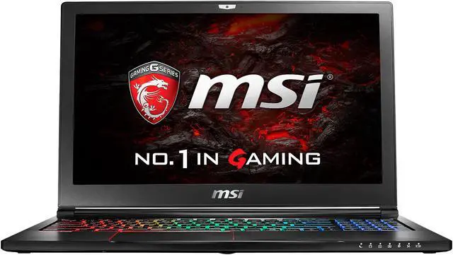 Alt view image 2 of 20 - MSI 15.6" GS63VR Stealth Pro-034 Intel Core i7 6700HQ (2.60 GHz) NVIDIA GeForce GTX 1060 VR Ready 16 GB Memory 256 GB SSD 1 TB HDD Windows 10 Home 64-Bit Gaming Laptop