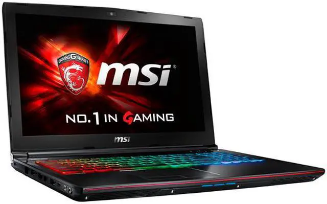 Alt view image 3 of 20 - MSI 17.3" GE72VR Apache Pro-023 Intel Core i7 6700HQ (2.60 GHz) NVIDIA GeForce GTX 1060 12 GB Memory 256 GB SSD 1 TB HDD Windows 10 Home 64-Bit Gaming Laptop VR Ready - "ONLY @ NEWEGG"