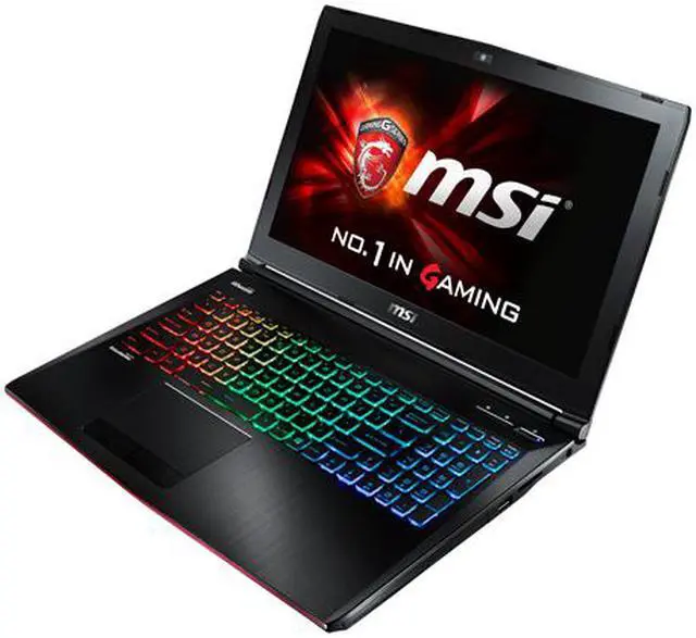 Alt view image 4 of 20 - MSI 15.6" GE62VR Apache Pro-024 Intel Core i7 6700HQ (2.60 GHz) NVIDIA GeForce GTX 1060 12 GB Memory 256 GB SSD 1 TB HDD Windows 10 Home 64-Bit Gaming Laptop VR Ready - "ONLY @ NEWEGG"