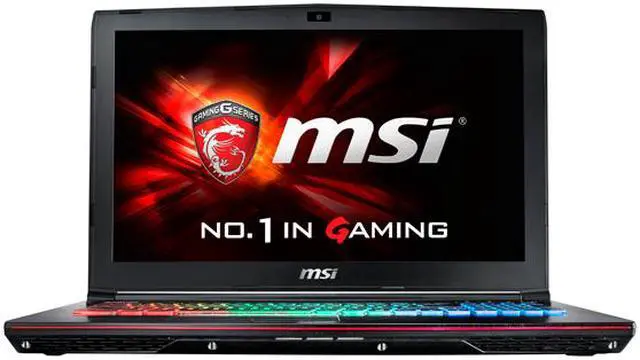 Alt view image 2 of 20 - MSI 15.6" GE62VR Apache Pro-024 Intel Core i7 6700HQ (2.60 GHz) NVIDIA GeForce GTX 1060 12 GB Memory 256 GB SSD 1 TB HDD Windows 10 Home 64-Bit Gaming Laptop VR Ready - "ONLY @ NEWEGG"