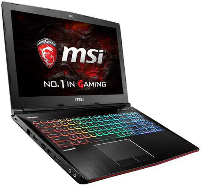 Alt view image 8 of 20 - MSI 15.6" GE62VR Apache Pro-024 Intel Core i7 6700HQ (2.60 GHz) NVIDIA GeForce GTX 1060 12 GB Memory 256 GB SSD 1 TB HDD Windows 10 Home 64-Bit Gaming Laptop VR Ready - "ONLY @ NEWEGG"