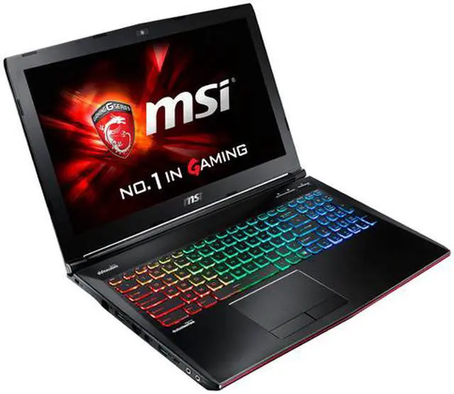 Alt view image 7 of 20 - MSI 15.6" GE62VR Apache Pro-024 Intel Core i7 6700HQ (2.60 GHz) NVIDIA GeForce GTX 1060 12 GB Memory 256 GB SSD 1 TB HDD Windows 10 Home 64-Bit Gaming Laptop VR Ready - "ONLY @ NEWEGG"