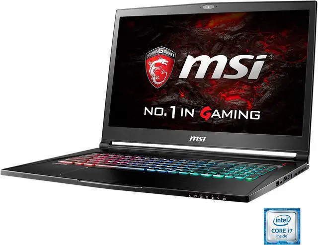 Main image of MSI 17.3" FHD 120Hz 5ms GS73VR Stealth Pro-062 Intel Core i7 6700HQ (2.60 GHz) NVIDIA GeForce GTX 1060 32 GB Memory 256 GB SSD 1 TB HDD Windows 10 Home 64-Bit Gaming Laptop VR Ready - "ONLY @ NEWEGG"