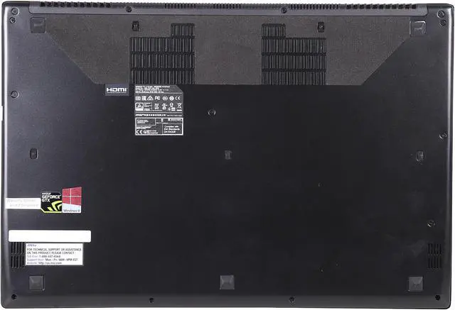Alt view image 7 of 8 - MSI GS Series - 15.6" NVIDIA GeForce GTX 970M - Intel Core i7-5700HQ - 16GB Memory - 128 GB SSD - Windows 8.1 64-Bit - Gaming Laptop - (GS60 Ghost Pro-606 )