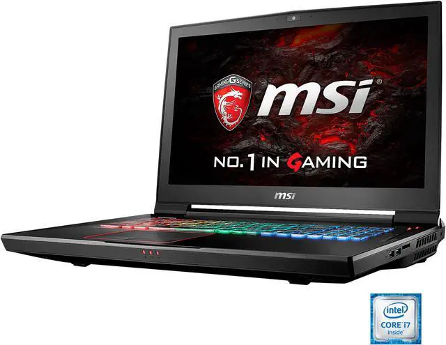 Main image of MSI GT73VR TITAN PRO-003 Gaming Laptop Intel Core i7 6820HK (2.7 GHz) 16 GB Memory 1 TB HDD 128 GB SSD (PCIE Gen3x4) NVIDIA GeForce GTX 1080 8 GB GDDR5X VR Ready 17.3" 120Hz 5ms Windows 10 Home 64-Bit