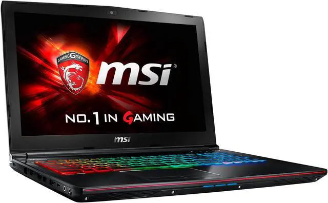 Alt view image 5 of 16 - MSI GE Series - 15.6" NVIDIA GeForce GTX 970M - Intel Core i5-6300HQ - 8GB Memory - 256 GB SSD - Windows 10 Home 64-Bit - Gaming Laptop - (GE62 Apache Pro-254 )