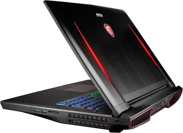 Alt view image 12 of 14 - MSI GT Series GT73VR TITAN PRO 4K-479 17.3" 4K/UHD Intel Core i7 7th Gen 7820HK (2.90 GHz) NVIDIA GeForce GTX 1080 VR Ready 16 GB Memory 256 GB SSD 1 TB HDD Windows 10 Pro 64-Bit Gaming Laptop