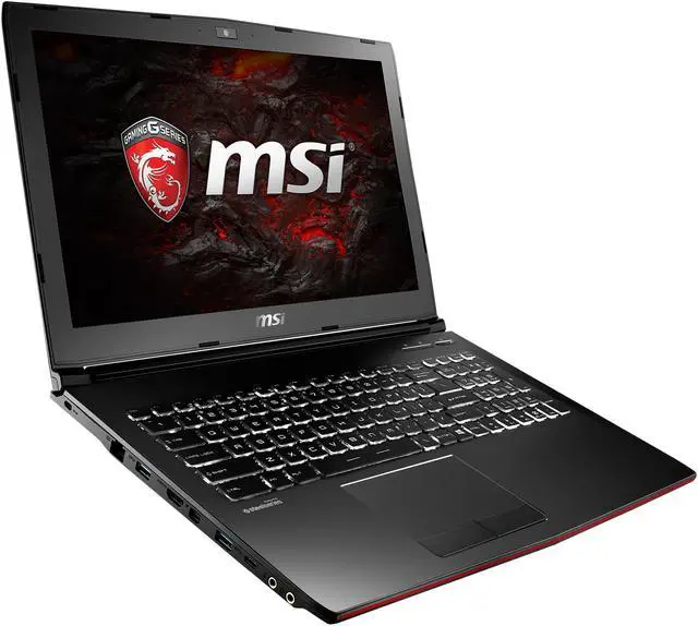 Alt view image 6 of 15 - MSI GP Series - 15.6" GeForce GTX 1060 - Intel Core i7-7700HQ - 16GB Memory - 128 GB SSD - Windows 10 Home 64-Bit - Gaming Laptop - (GP62MVR Leopard Pro-450 )