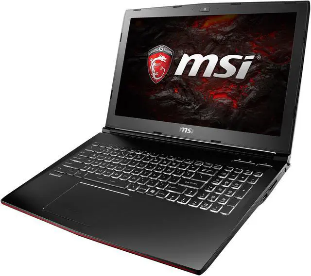 Alt view image 4 of 15 - MSI GP Series - 15.6" GeForce GTX 1060 - Intel Core i7-7700HQ - 16GB Memory - 128 GB SSD - Windows 10 Home 64-Bit - Gaming Laptop - (GP62MVR Leopard Pro-450 )