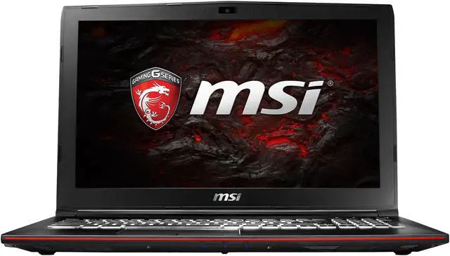 Alt view image 2 of 15 - MSI GP Series - 15.6" GeForce GTX 1060 - Intel Core i7-7700HQ - 16GB Memory - 128 GB SSD - Windows 10 Home 64-Bit - Gaming Laptop - (GP62MVR Leopard Pro-450 )